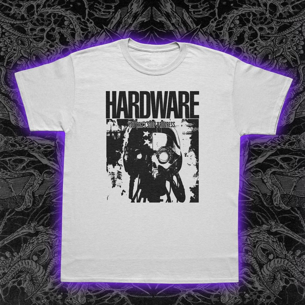 Hardwarethemed Tshirts 1990s Scifi Horror Cult Movie Graphic Dystopian Cyberpunk Unisex Couple Tshirts For All Seasons