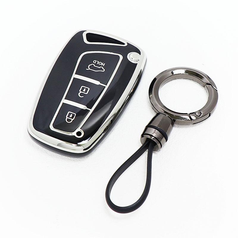 4 Buttons For Hyundai Azera Santa Fe Sport Ix45 Equus Centennial Genesis G80 Grandeur Tpu Keyless Shell Fob Car Key Case Cover
