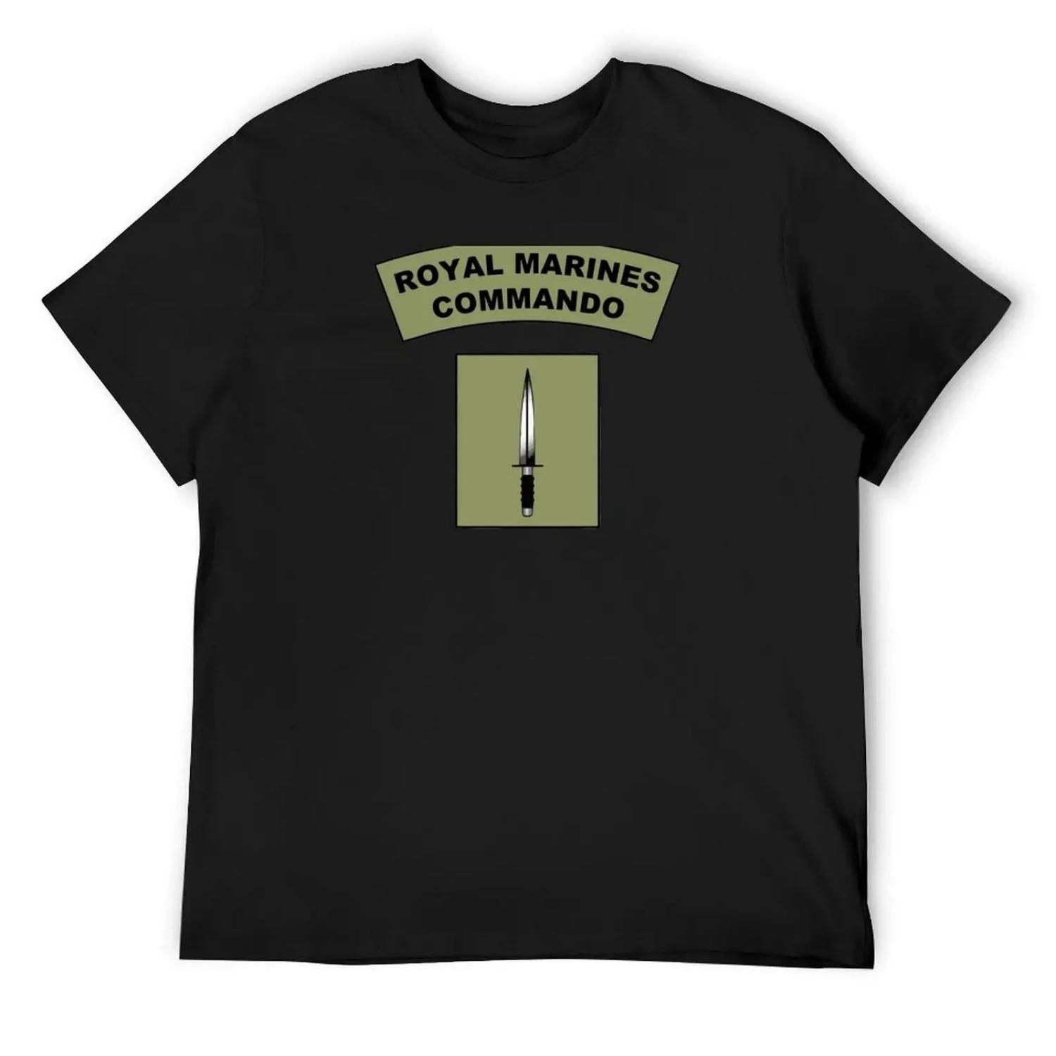 British Royal Marines Commando Dagger Logo T-Shirt plus size clothes football t shirt new edition mens fashion XXXXXL разноцветный