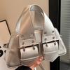 Design Simple Shoulder Bag 2025 New Commuter Tote American Large Capacity Pleated Niche Underarm Messenger Bag Tide