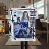 1PC Aitana Patterned Flannel Blanket Suitable For All Seasons for Home Decor Warmth and Comfort Gifts Holiday Present