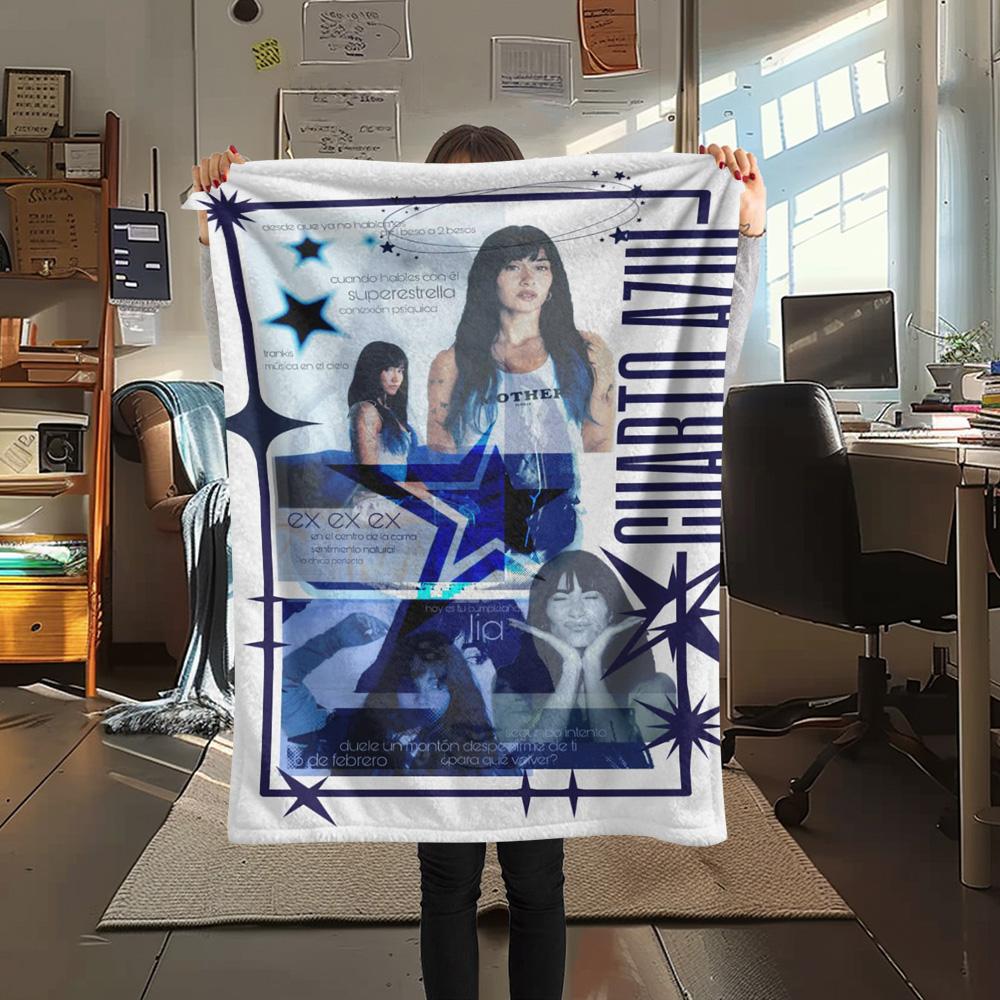 1PC Aitana Patterned Flannel Blanket Suitable For All Seasons for Home Decor Warmth and Comfort Gifts Holiday Present
