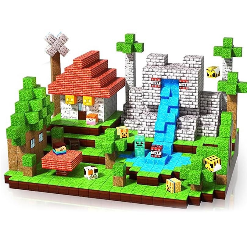 

1pc random set of 100-piece small multi-color magnetic building toys. These are highly educational toys that enhance concentrati