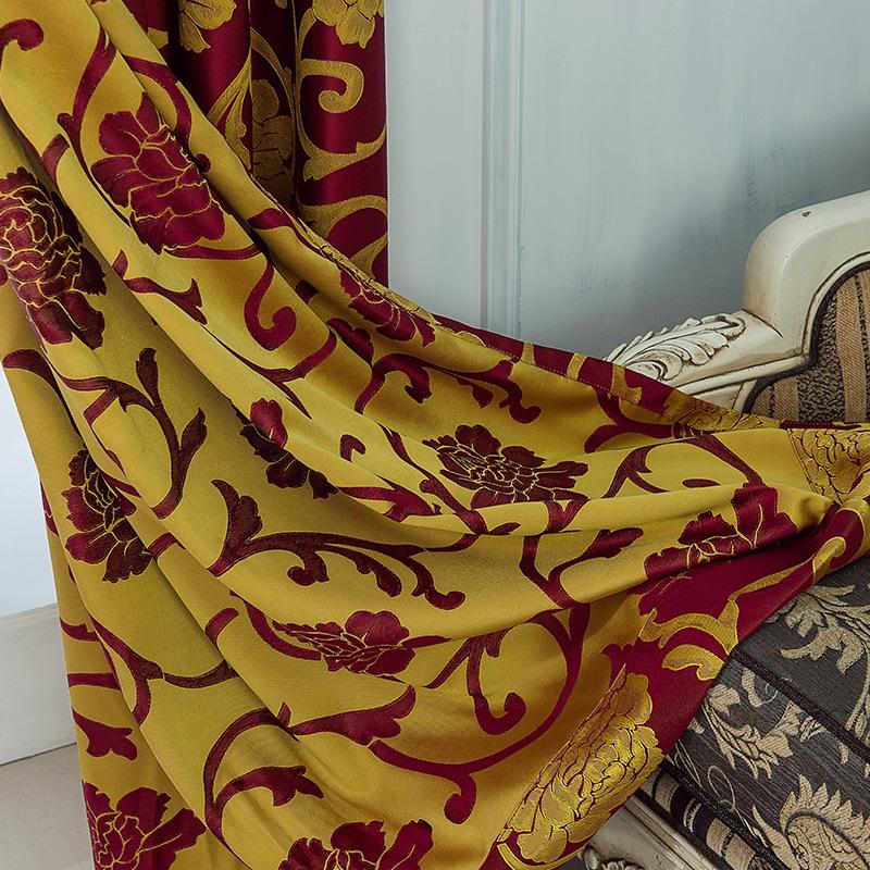 

Европейские шторы, Шторы для окон, Европейские шторы, Готовая спальня, Гостиная cloth whole roll price бордовый