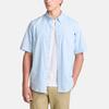 Timberland Ss25 Soft Comfortable Casual Breathable Short Sleeve Shirt Men Shirts Blue A6AX8-B02