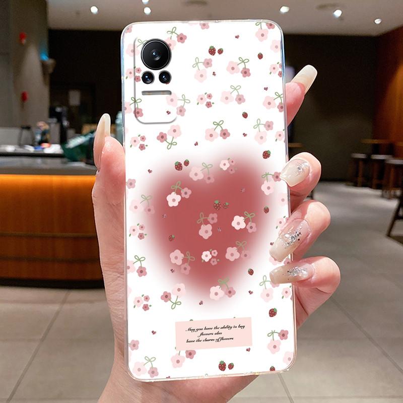 Phone Case For Xiaomi Civi 1 1S 5G Casing Clear Fashion Butterfly Flowers Soft TPU Silicone Cover For Xiaomi Civi1 Civi1S Case