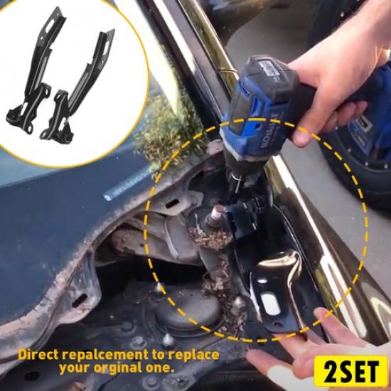 2/4X Hood Hinges Driver & Side Passenger For 2012 2013 2014 2015 Honda Civic EKK