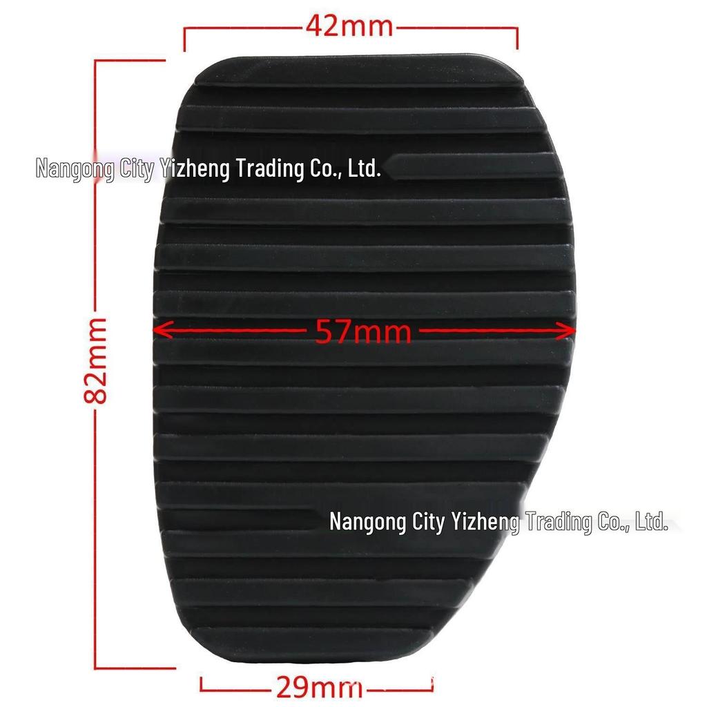 Compatible Clutch and Brake Pedal Pads for Dongfeng Fengshen S30, Citroen Elysee, Fukang - Model 213015.