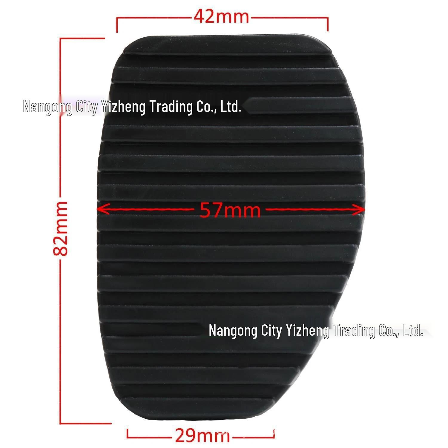 Compatible Clutch and Brake Pedal Pads for Dongfeng Fengshen S30, Citroen Elysee, Fukang - Model 213015.