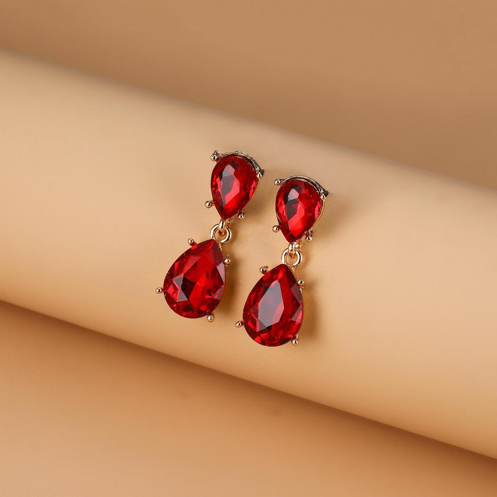 Retro Japanese & Korean Water Drop Earrings for Women 2025