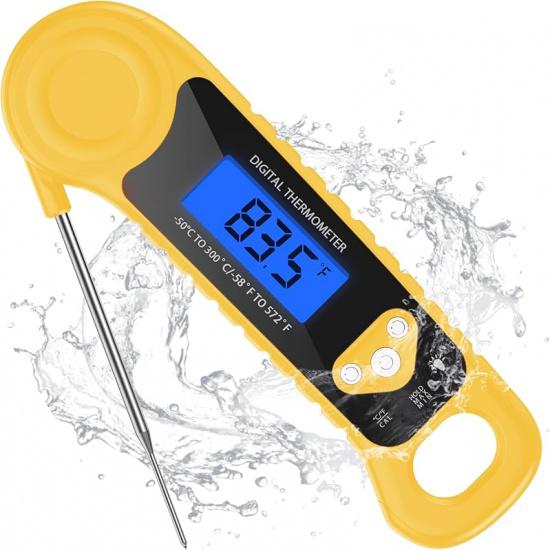 Meat Thermometer Digital, Instant Read Food Thermometer for Cooking Deep Fry BBQ Oven Grill Smoker Roast and Candy Thermometer, Stocking Stuffers