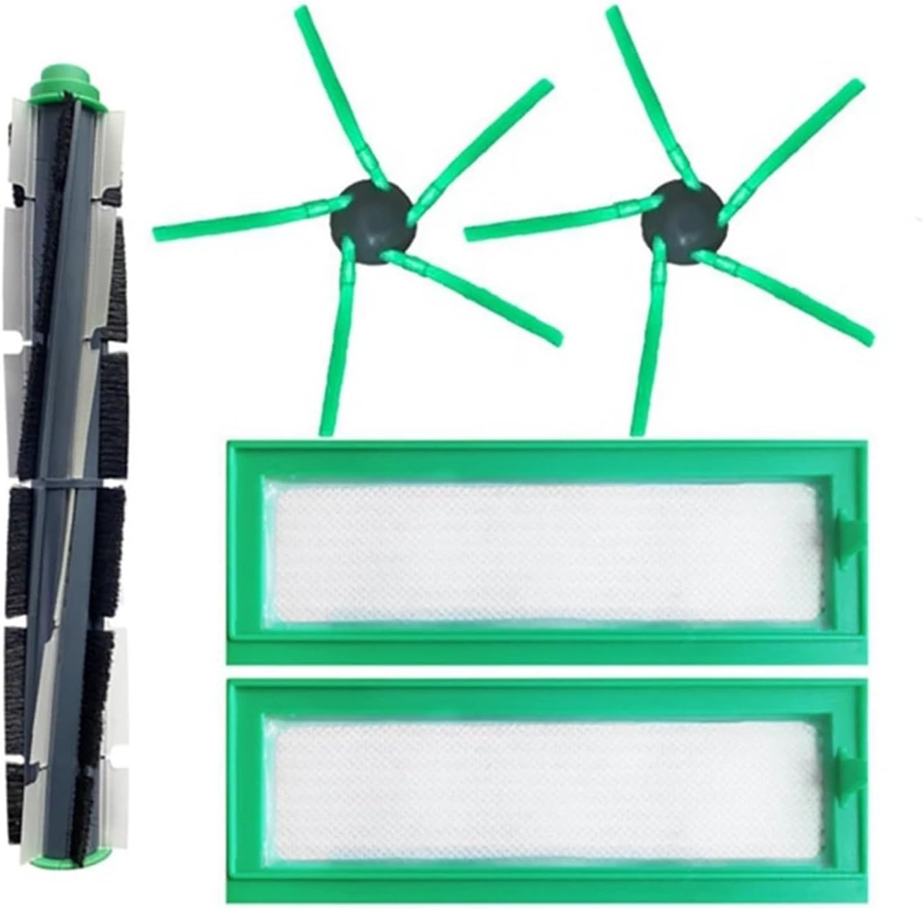 

Vacuum cleaner accessories main roller brush rotating brush and Hepa filter replacement kit compatible with Vorwerk, VR200 VR300