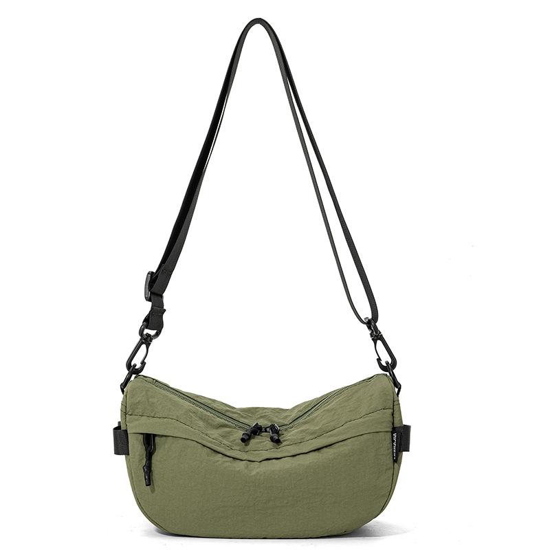 Ultra-light Waterproof Nylon Crossbody Bag, Unisex, Fashionable and Large Capacity