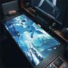 Kawaii Japan Anime Mouse Pads Computer Gamer Mats Extended Pokemon Eevee Laptop Keyboard Rug Laptop Gaming Rubber Deskmat Carpet