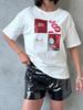 Women's Summer Casual Lazy Design Short Sleeve Letter Print T-Shirt