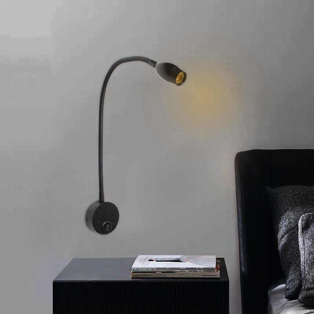 Bedside Reading Light, Minimalist LED Bed Lamp Headboard Wall Mounted