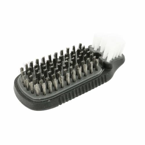 SK11 2-Way Hand Brush (Stainless Steel/PP) for Rust Removal, Grinding, and Polishing