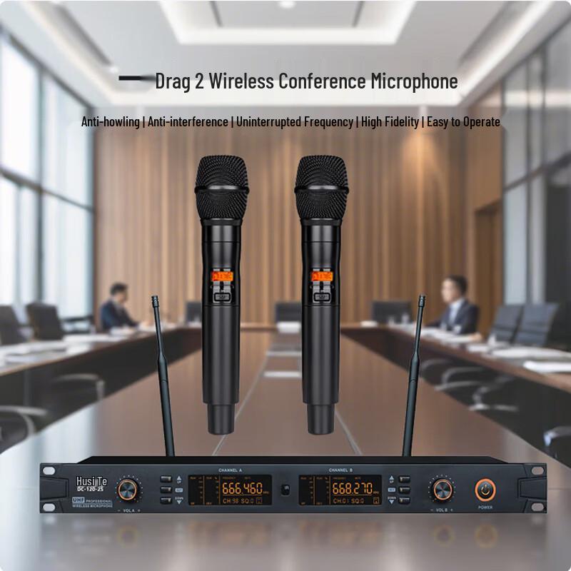 Hosite DC-120-2S Wireless Conference Microphone System (CN version)
