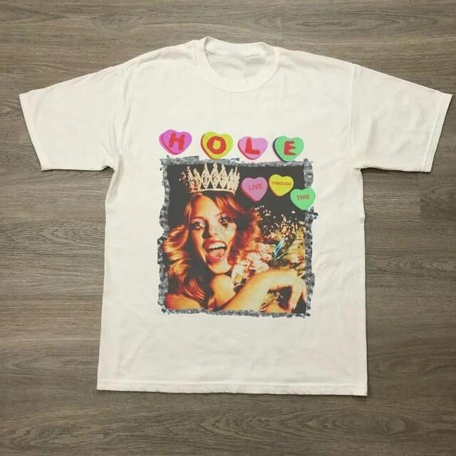 

Hole band live through this Gift For Fan White All Size Shirt M