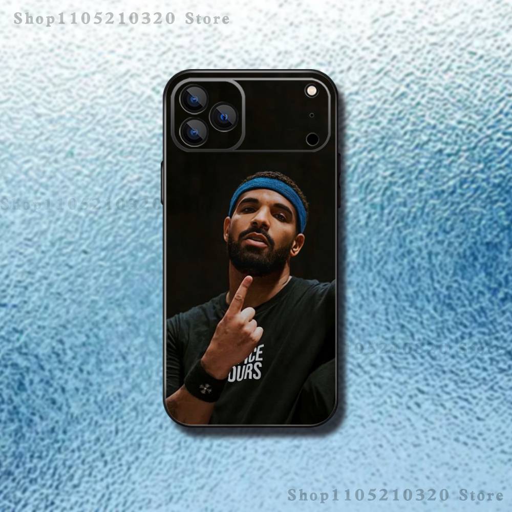 

D-Drake Rapper Phone Case For iPhone 17,16,15,14,13,12,11,Pro,Max,Plus,E,Air,Mini Protective Black Cover iPhone14Pro