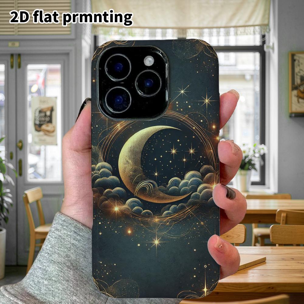 Phone Case: 2D flat design suitable for iPhone 18, 17, 16, 15, 14, 13 Pro film protective case, couple style, dark zodiac, Christmas and Halloween gif