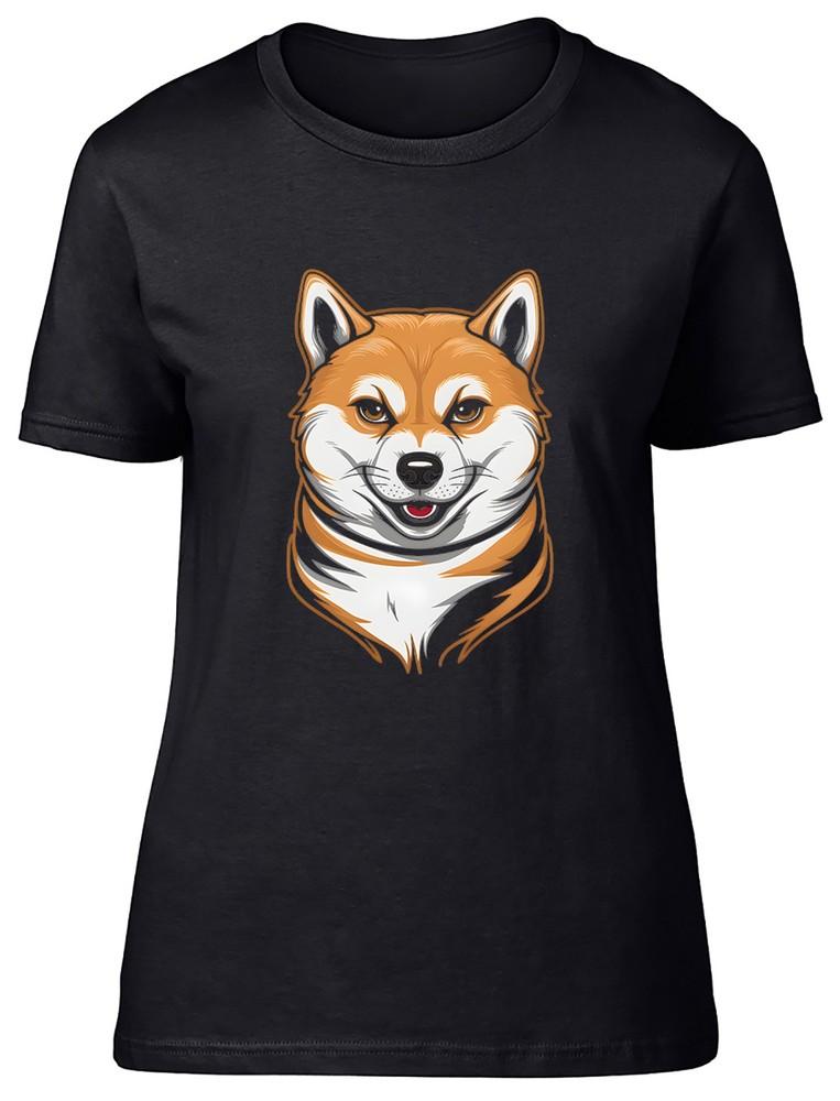 

Shiba Inu Pet Dog Puppy Best Friend Womens T-Shirt Ladies Gift Tee 4XL