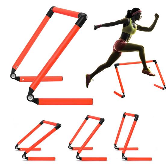 Velocità Agilità Allenamento Ostacolo Altezza Angolo Regolabile Staccabile Salto Pliometrico Atleti Calcio Basket Pista Campo Pratica Ostacolo Fitness