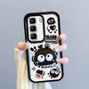 KEYSION Shockproof Case for Infinix Hot 50 4G 5G with Lanyard Soft Silicone Cute 3D Cartoon Doll Phone Cover for Infinix Hot 50 Pro 4G