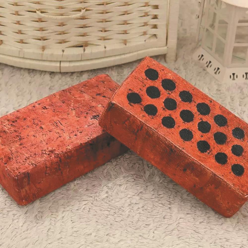 Simulation Ziegel Holzblock Kissen Nickerchen Kissen Schwammkissen Plüschkissen Heimdeko Sofa Ornament Schlafzimmer Schlafkissen Kissen