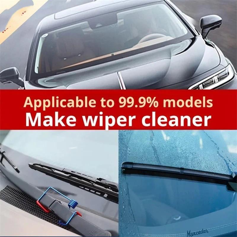 1/2 Pcs Universal Car Windshield Wiper Arm Booster Enhanced Pressure Quiet Operation For Most Cars Rainy Weather Driving