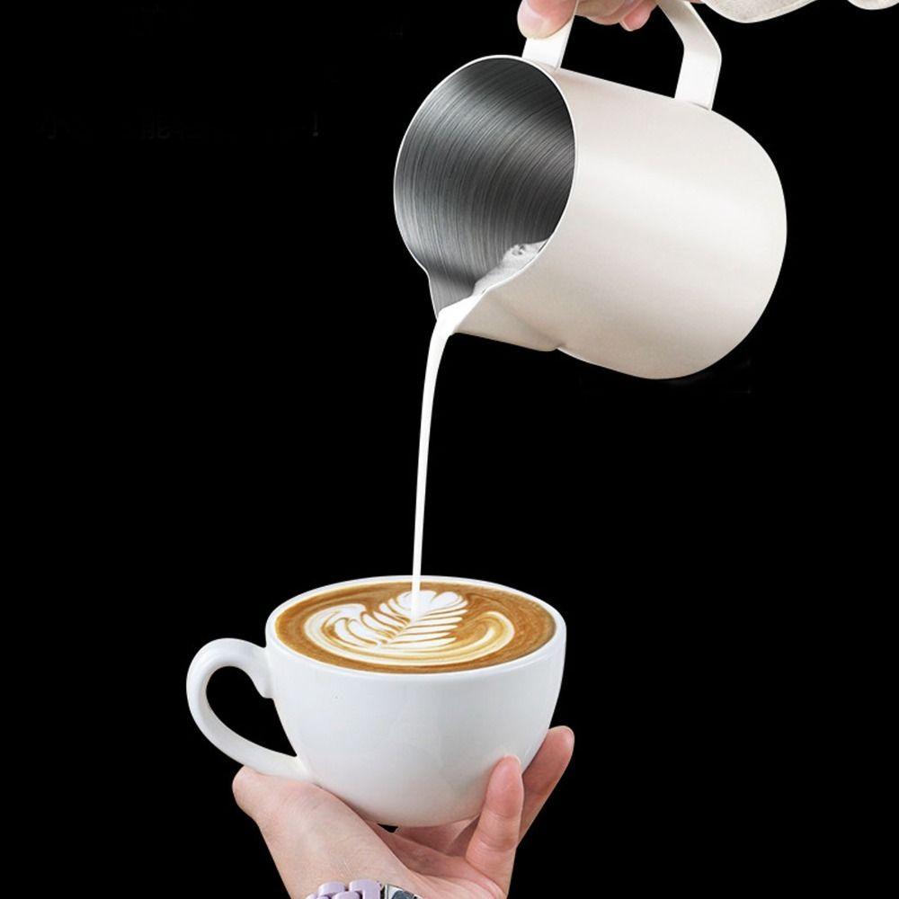 450ml Milk Frother Cup Stainless Steel Milk Frothing Pitcher Coffee Making