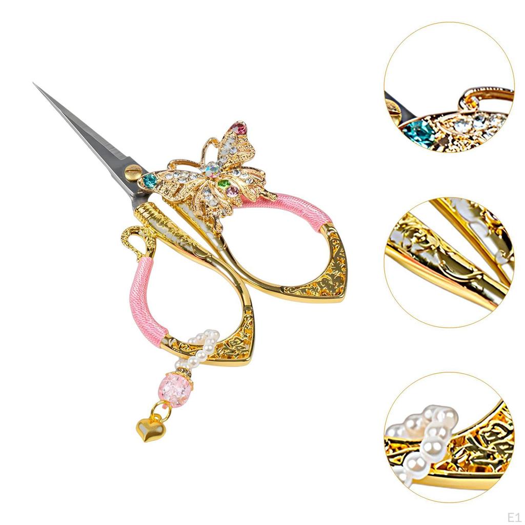 Šicí nůžky Detailní nůžky DIY Řemeslo Ostré nůžky Pevné Výšivka Krejčí pro