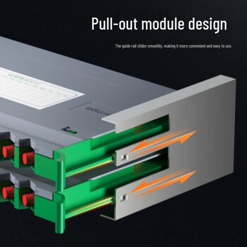 SAMZHE ODF-LC48S 48-Core LC Single-Mode Fiber Optic Patch Panel