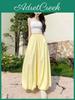 Summer Girl Floral Bubble Skirt Pants With High Waist For Casual Wear