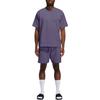 Adidas Originals Trefoil X Pharrell Williams Co-Branded Solid Elastic Straight Cotton Shorts Unisex Bottoms Purple GH4403