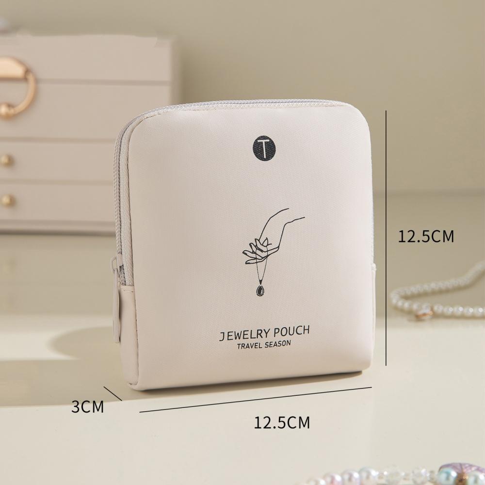 Waterproof Jewelry Organizer Double-Layer Portable Jewelry Case Travel Jewelry Pouch Portable For Daily Use Backpack Luggage
