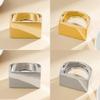 Stylish Geometric Wristband/Finger Ring Handmade Statement Bangle Fashionable Wrist Jewelry for Modern Women and Men