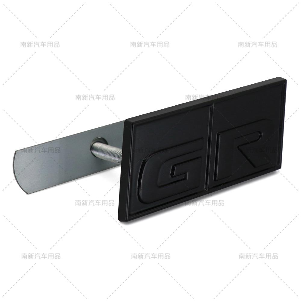 Car Sticker GR Sport Decal Front Hood Grille Emblem Badge for Toyota HV YARiS RZ RC RS Prius Lexus Harrier GRMN Logo Stickers