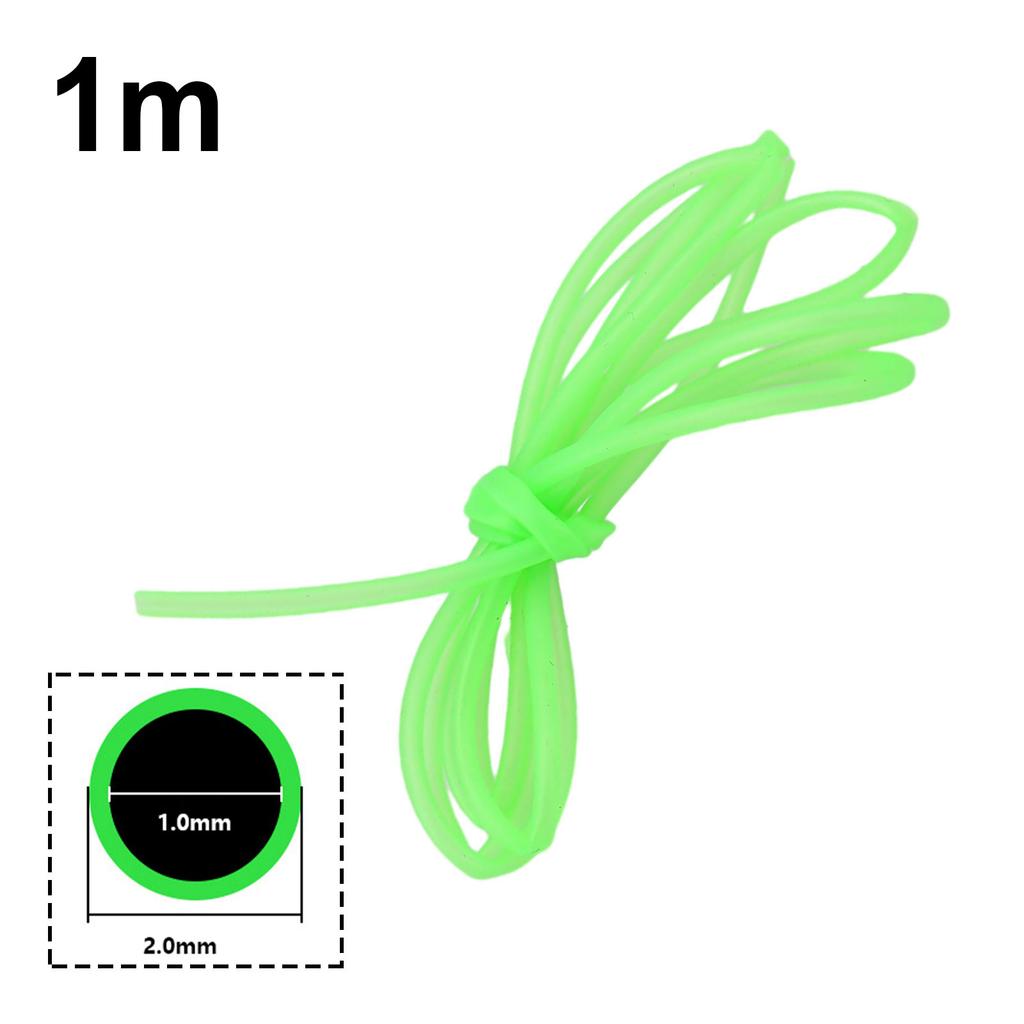 Luminous Tube 0.8mm/1mm/1.5mm/2mm 1/1.5m Length Fishing Tackle