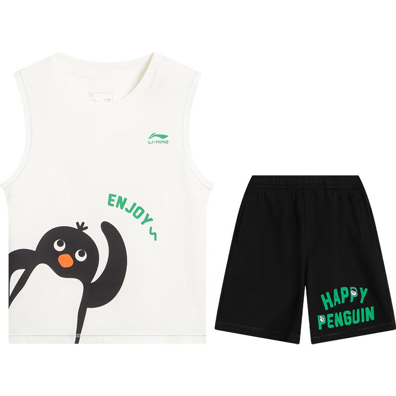 Li-Ning Летний спортивный комплект без рукавов для мальчиков 120