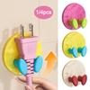 1/4PCS Multi-Purpose Plug Storage Fixer Power Plug Holder  for Kitchen Bathroom Storage