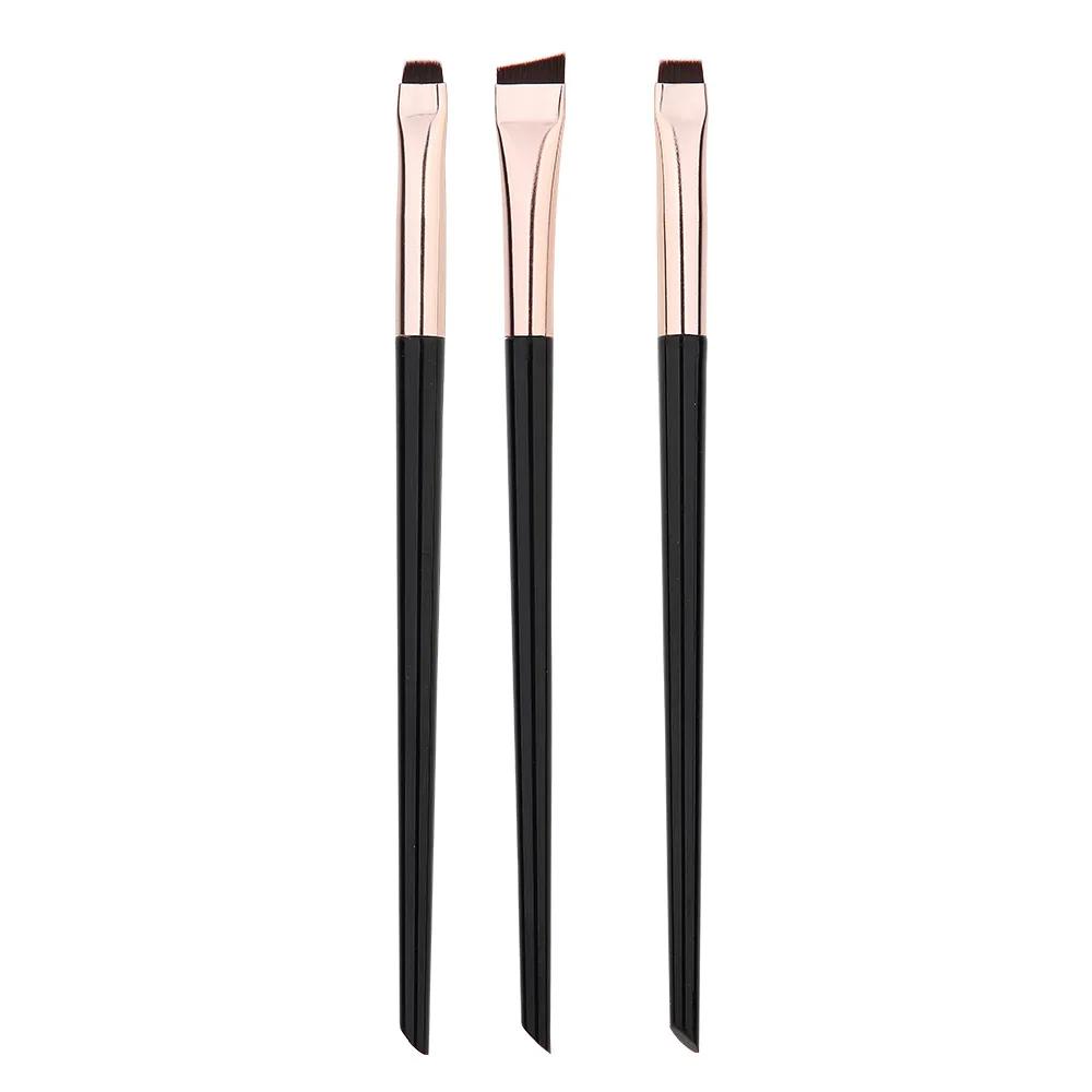3Pcs/set Blade Eyeliner Brushes Eyebrow Brush Portable Flat Fine Eye Liner Brow Contour Makeup Brush Make Up Tool Wholesale 2026