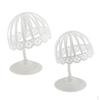2Piece Plastic Baby Hat Cap Storage Display Holder Hair Wig Rack and Shelf Stand