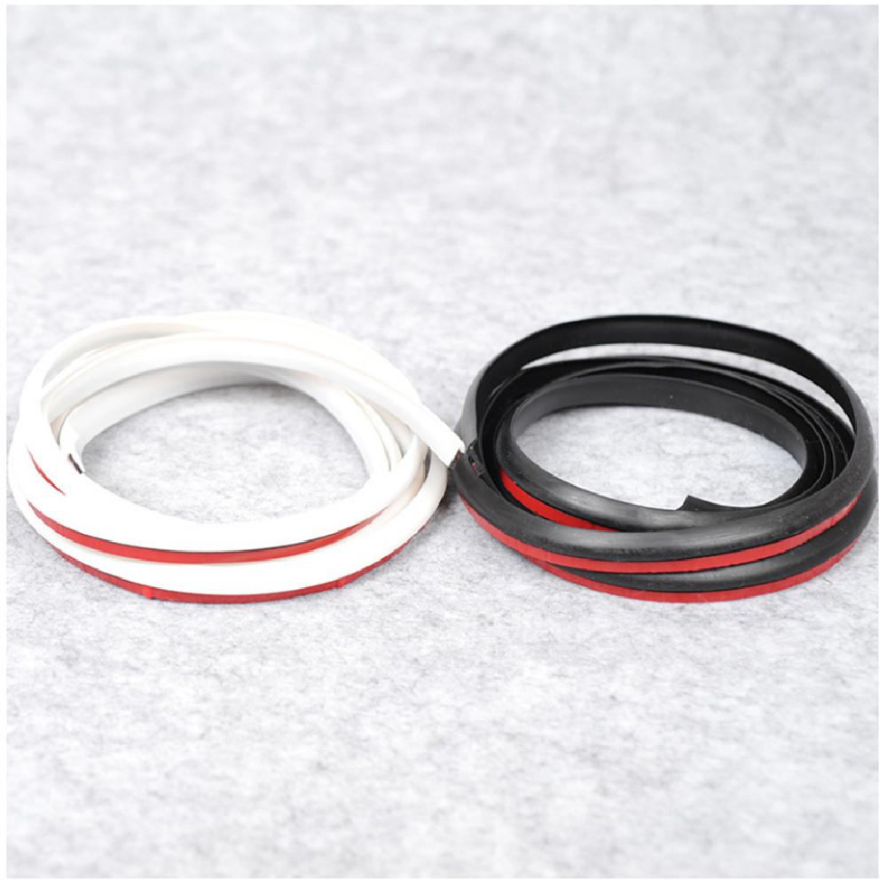 5M Slanted T-Type Seal Strip Car Headlight Bumper Lip Fender Rubber Weatherstrip
