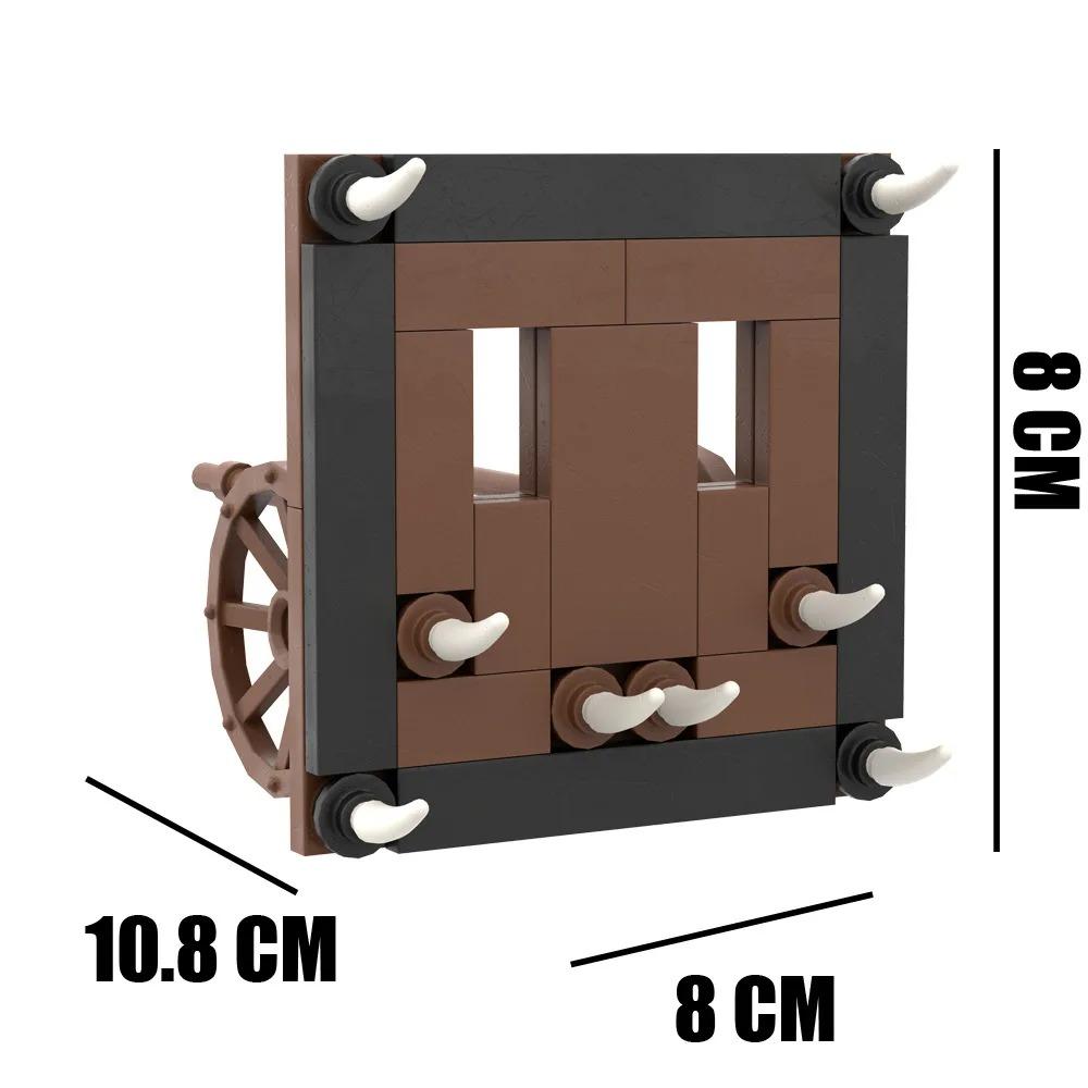 MOC Siege Model Crossbow Model Medieval Weapons Building Block Chariots Siege Engines Bricks Parts Accessories DIY Gifts
