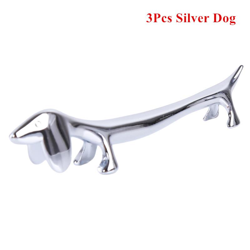 Creative Animal Dog Chopsticks Holder Cutlery Bracket Stainless Steel Chopsticks Rest Dinner Table Supplies Kitchen Accessories