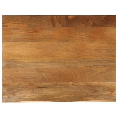 Vidaxl Tabletop with Natural Edge, 100X80X2.5 Cm, Mango Wood