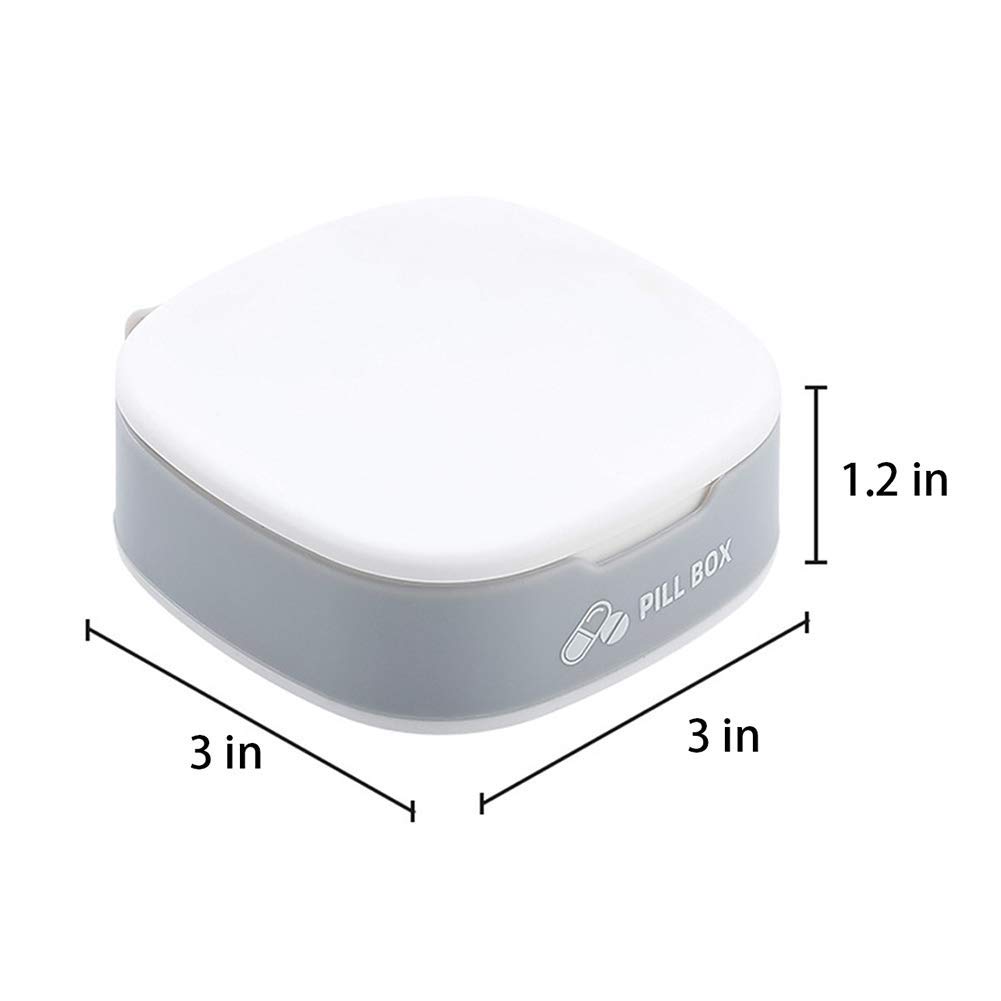 Pill Storage Box Mini Travel Portable Medicines Dispenser Box Multifunction Plastic Seven Compartment Sealer Box
