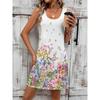 Women's Mini Dress A Line Dress Tank Dress Elegant Stylish Casual Daily Regular Fit Floral Graphic Sleeveless