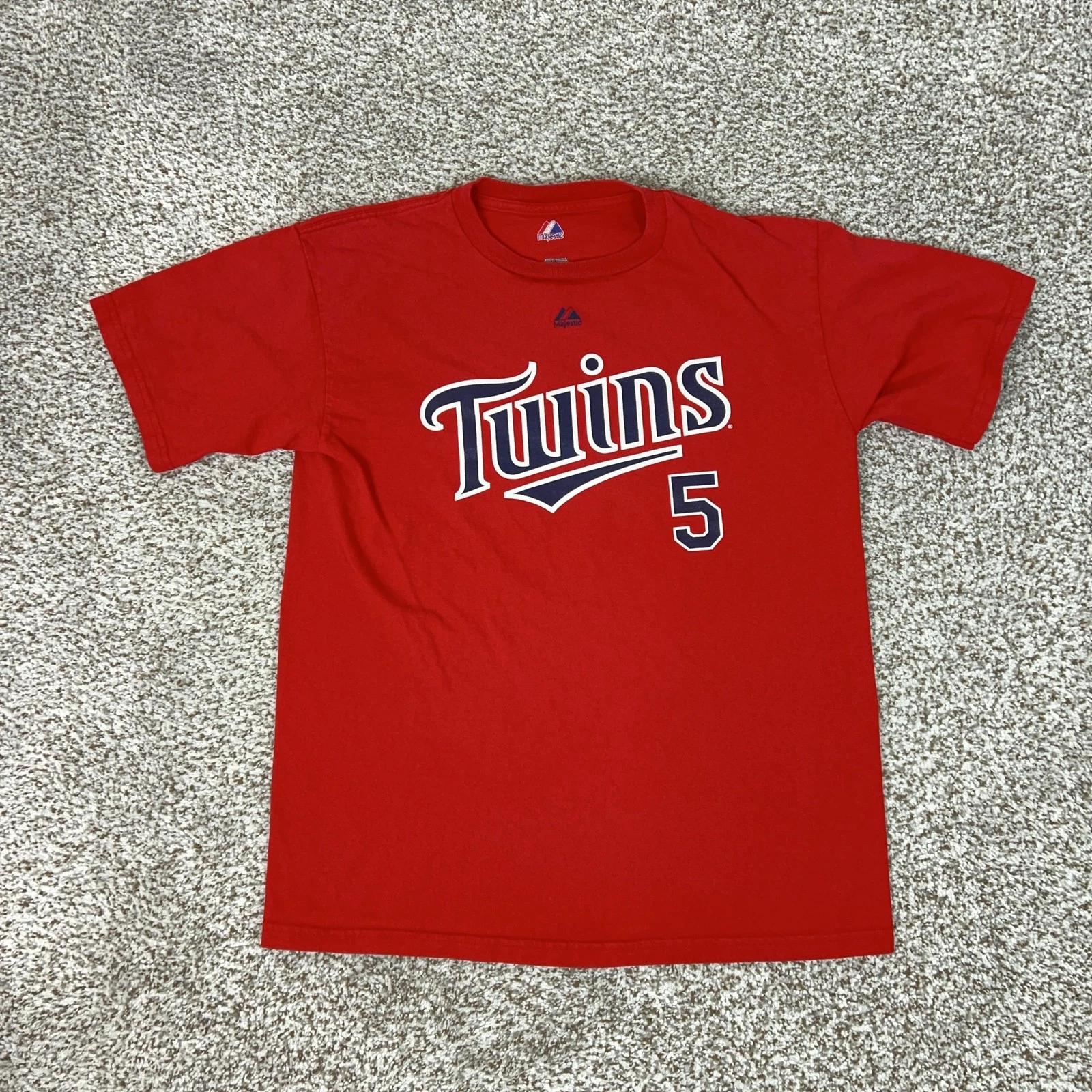 

Minnesota Twins Shirt Mens XL Red MLB Baseball Michael Cuddyer 5 T Tee Logo 4XL